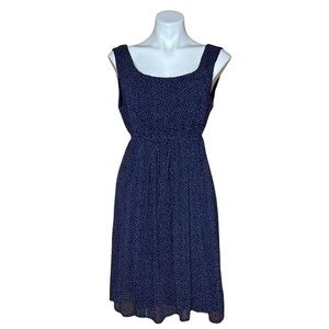Emma and Michele Polka Dot Waist Accentuate Tied Dress